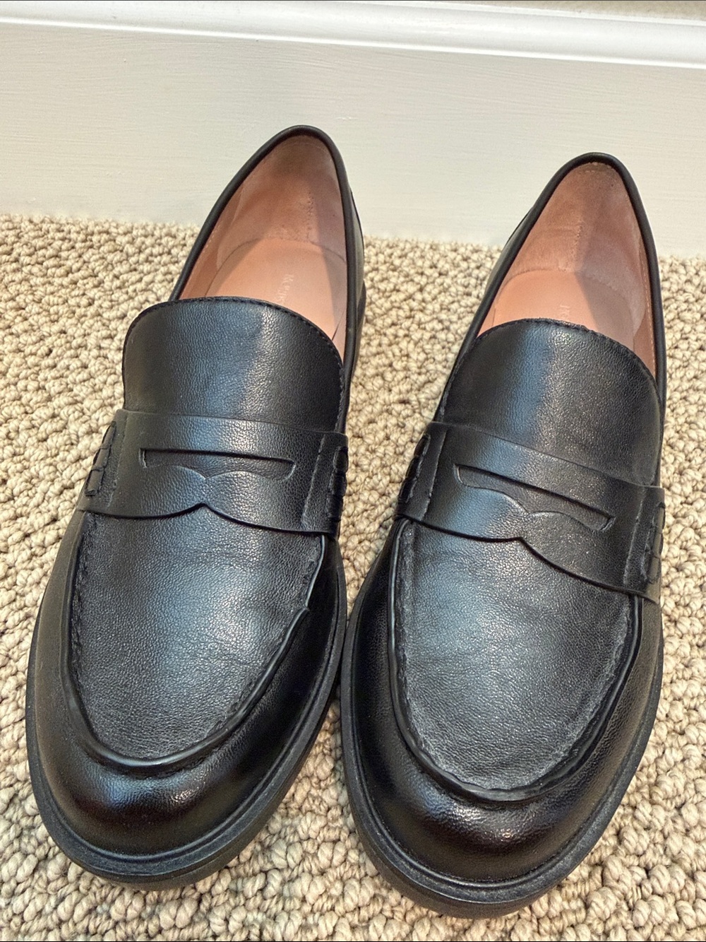 Nordstrom black penny loafers